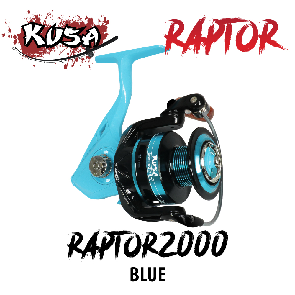 KUSA REEL (รอก) - รุ่น RAPTOR 2000 BLUE