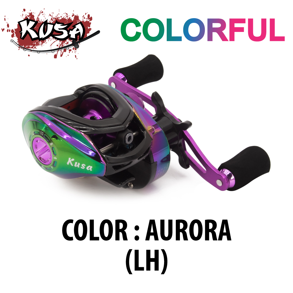 KUSA REEL (รอก) - รุ่น COLORFUL AURORA (LH)