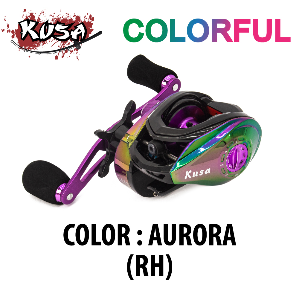 KUSA REEL (รอก) - รุ่น COLORFUL AURORA (RH)