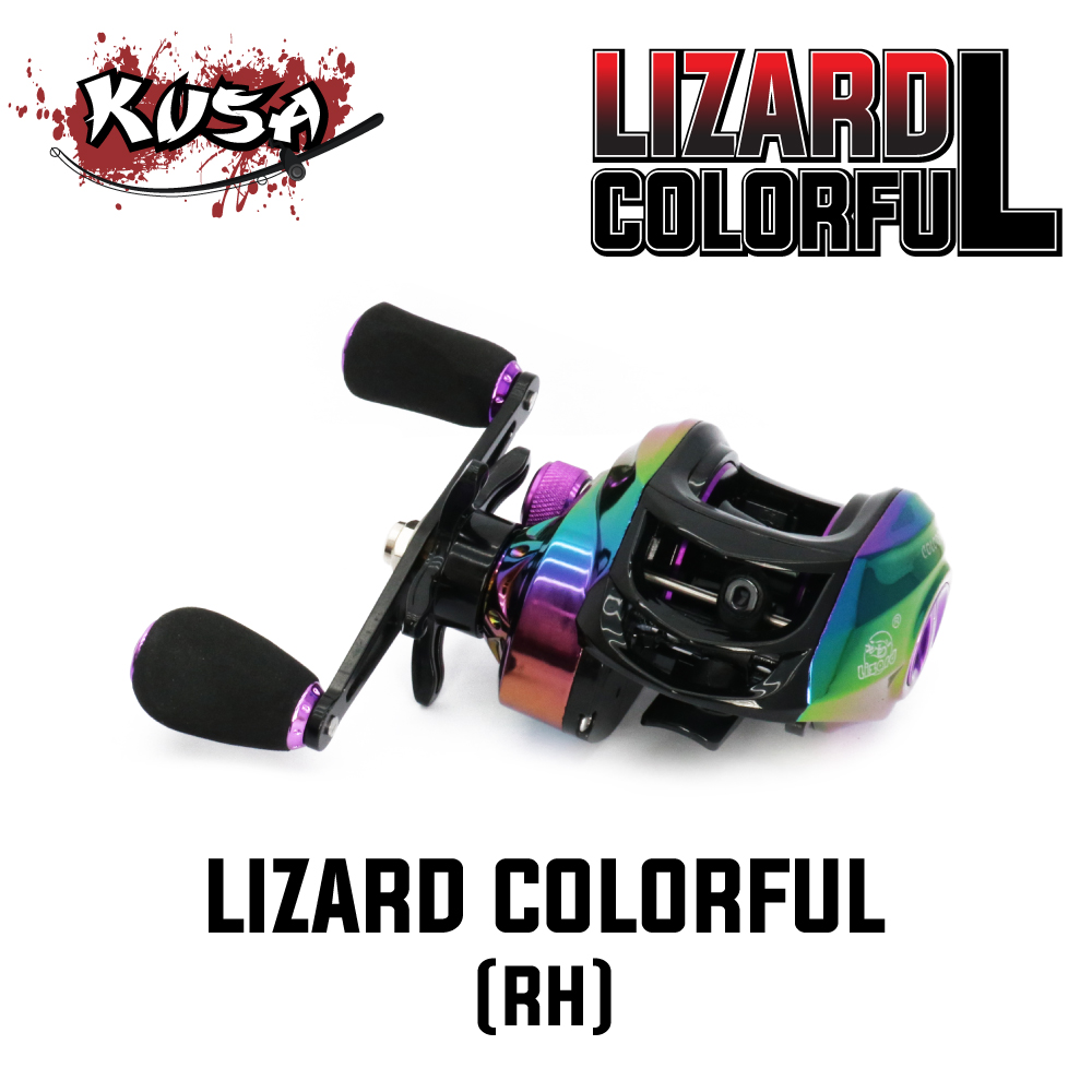 KUSA REEL (รอก) - รุ่น LIZARD COLORFUL (RH)