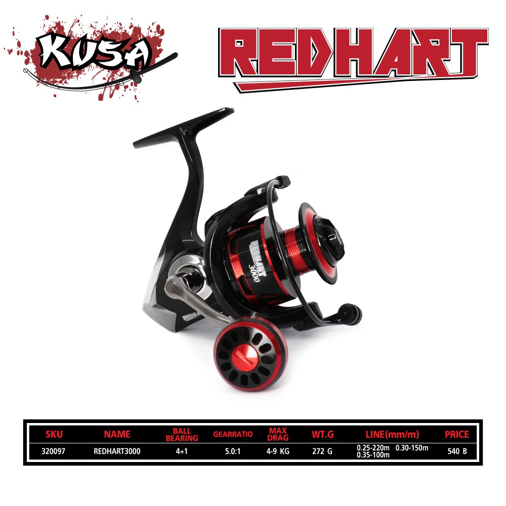 KUSA REEL (รอก) - รุ่น REDHART 3000