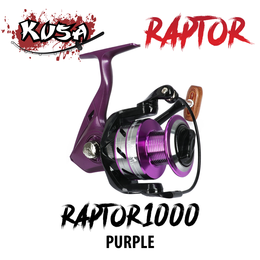 KUSA REEL (รอก) - รุ่น RAPTOR 1000 PURPLE