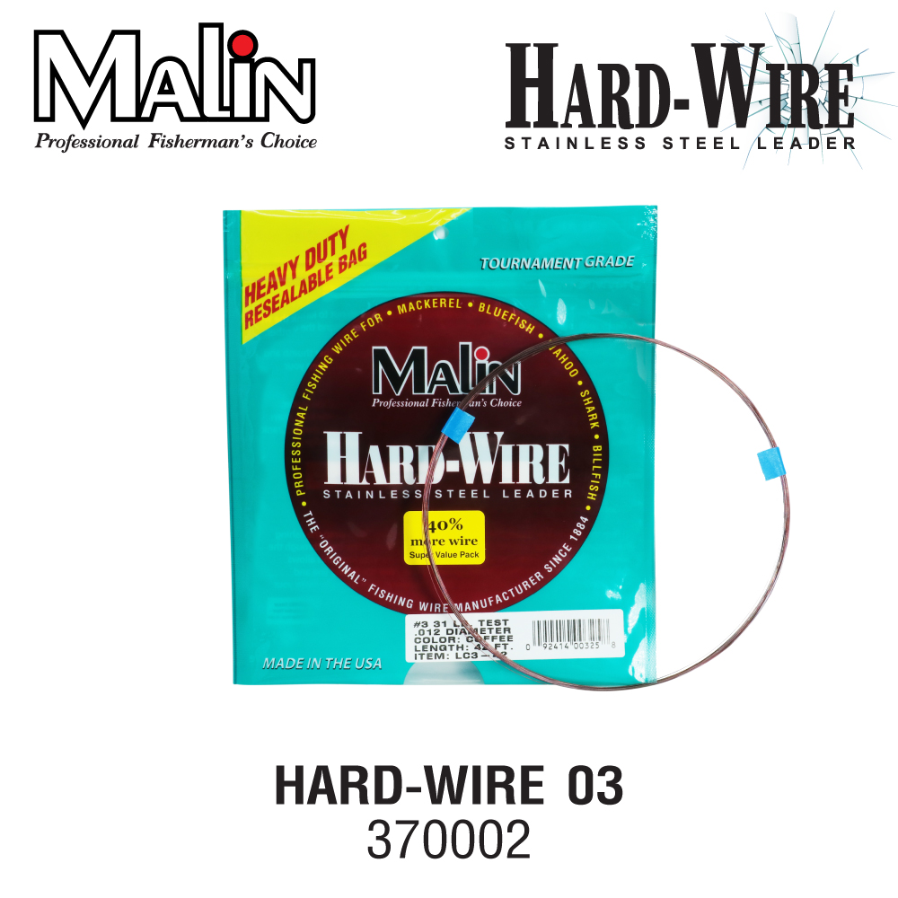 MALIN ลวดแข็ง - รุ่น HARD-WIRE 03 31LB (.012)