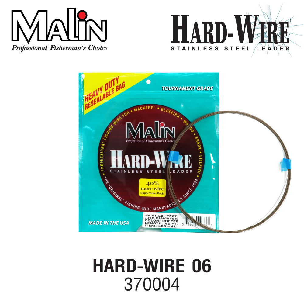 MALIN ลวดแข็ง - รุ่น HARD-WIRE 06 61LB (.016)