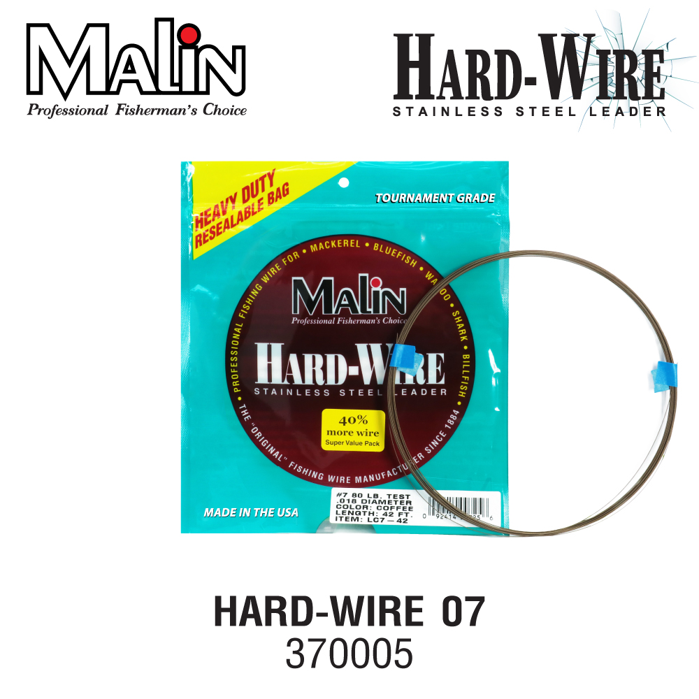 MALIN ลวดแข็ง - รุ่น HARD-WIRE 07 80LB (.018)