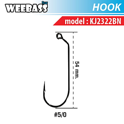 WEEBASS ตาเบ็ด - รุ่น BX KJ2322BN , 5/0 (100PCS)