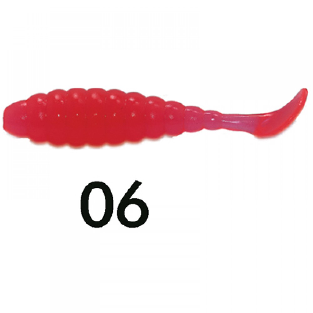 WEEBASS เหยื่อหนอนยาง - รุ่น TUBBY GRUB 3.5g  , 06 PINK