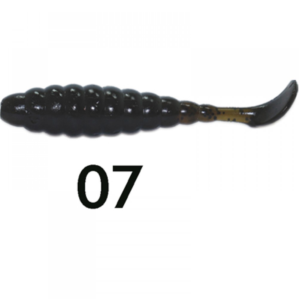 WEEBASS เหยื่อหนอนยาง - รุ่น TUBBY GRUB 3.5g  , 07 BROWN