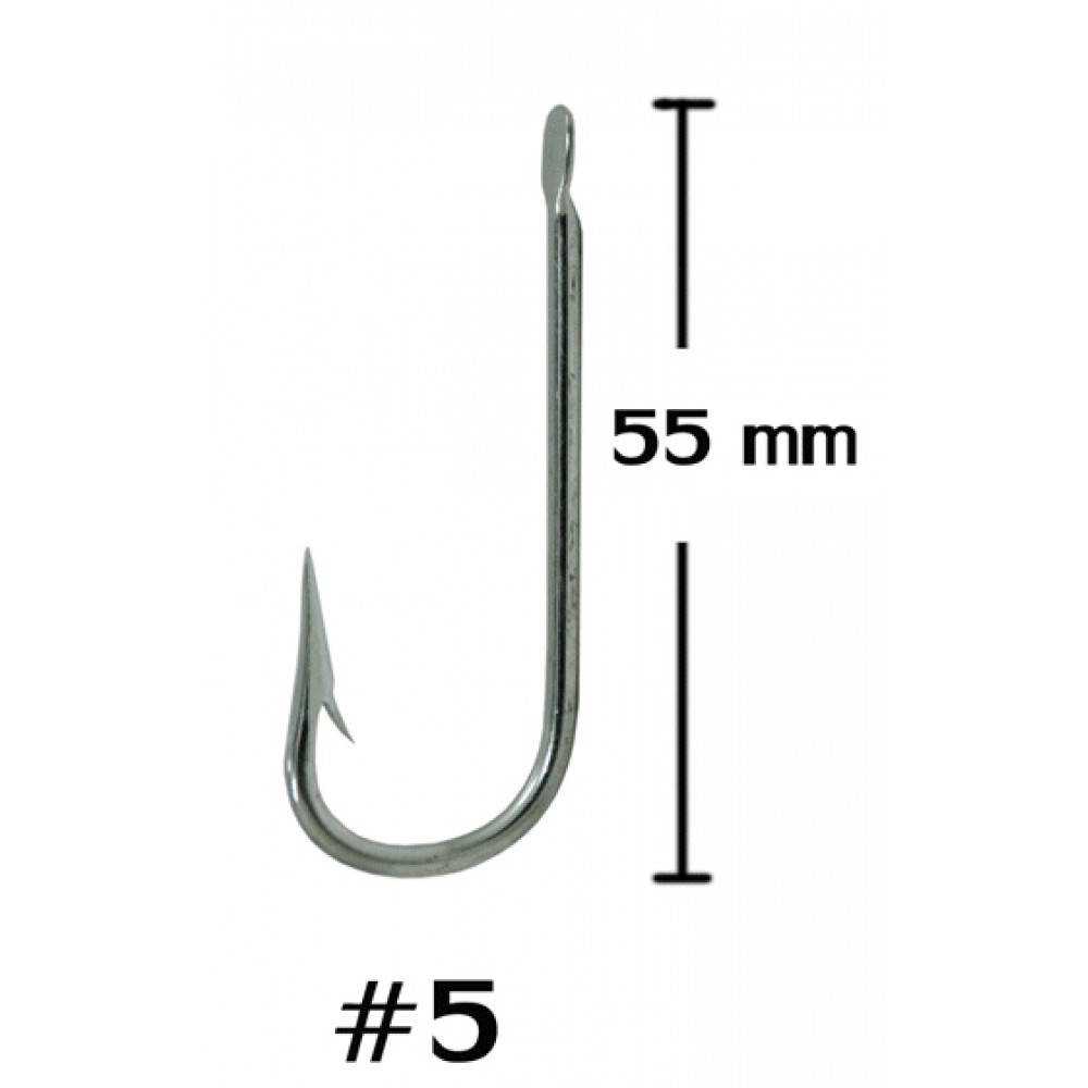 WEEBASS ตาเบ็ด - รุ่น BX ROUND BENT HOOK 900 , 05 (100PCS)