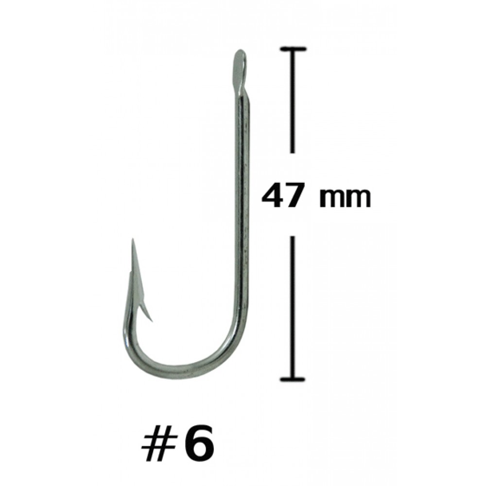 WEEBASS ตาเบ็ด - รุ่น BX ROUND BENT HOOK 900 , 06 (100PCS)