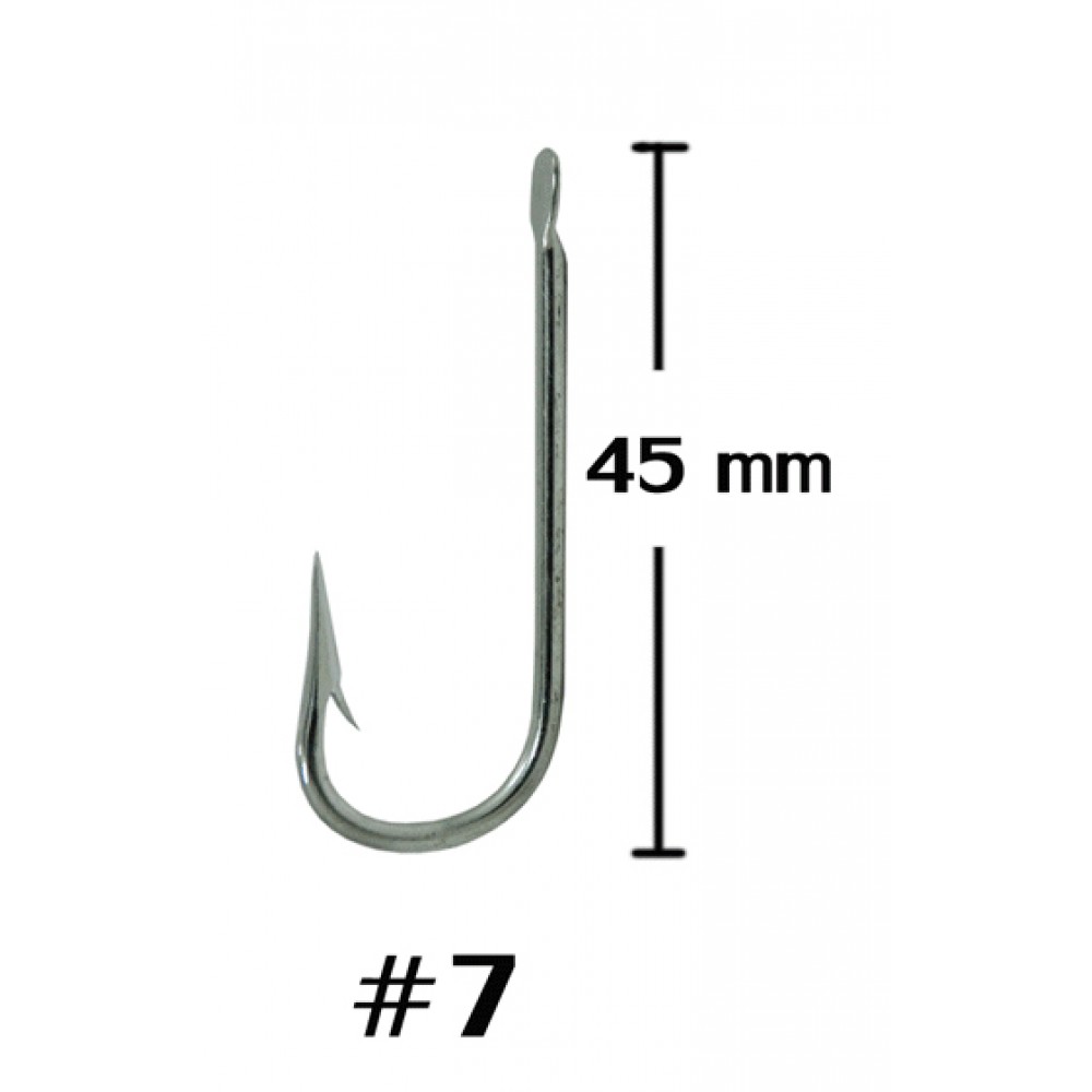 WEEBASS ตาเบ็ด - รุ่น BX ROUND BENT HOOK 900 , 07 (100PCS)