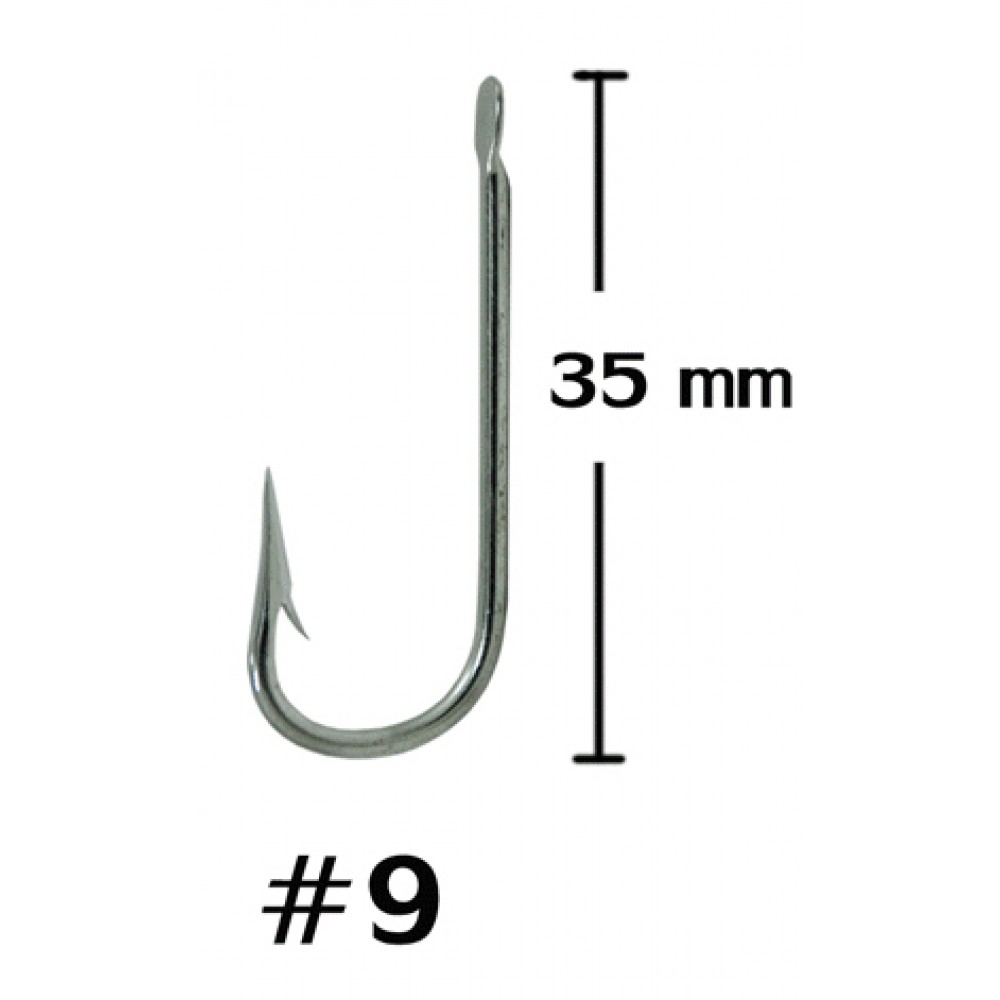 WEEBASS ตาเบ็ด - รุ่น BX ROUND BENT HOOK 900 , 09 (100PCS)