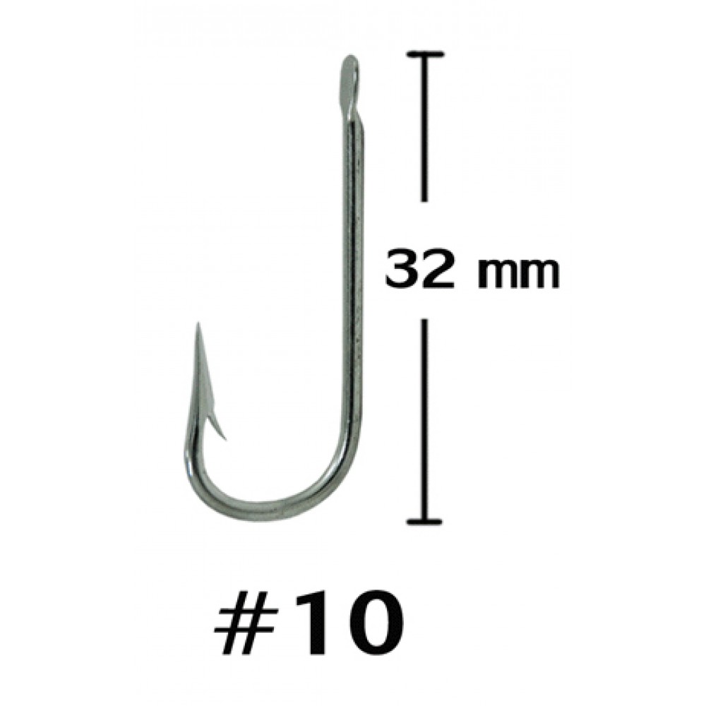 WEEBASS ตาเบ็ด - รุ่น BX ROUND BENT HOOK 900 , 10 (100PCS)