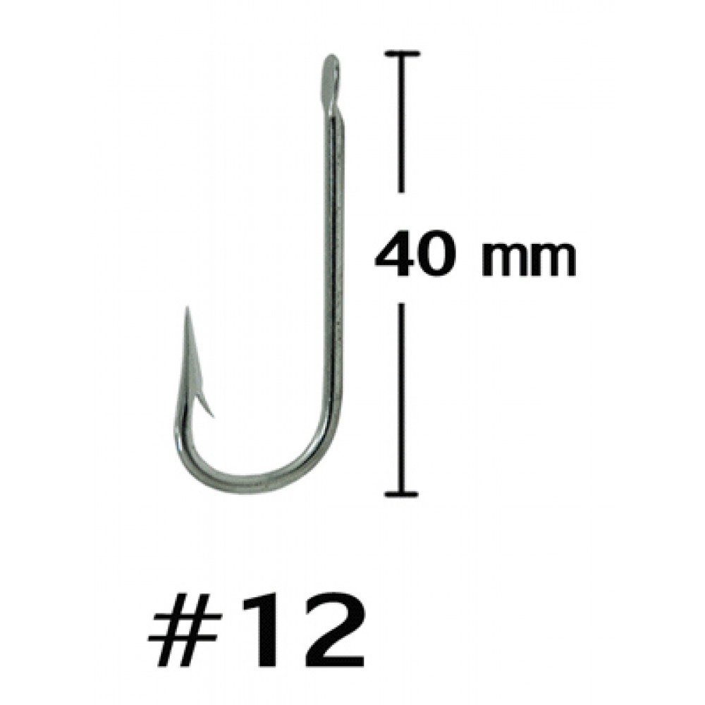 WEEBASS ตาเบ็ด - รุ่น BX ROUND BENT HOOK 900 , 12 (100PCS)