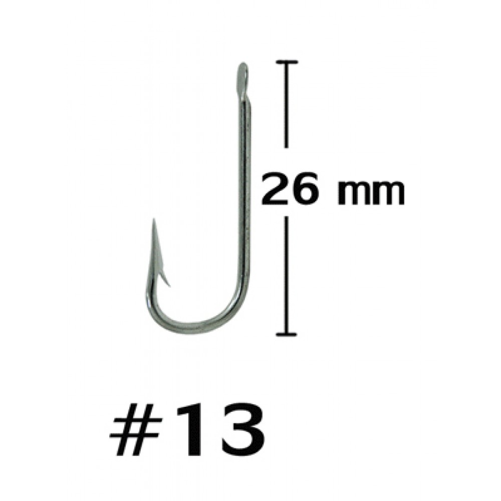 WEEBASS ตาเบ็ด - รุ่น BX ROUND BENT HOOK 900 , 13 (100PCS)