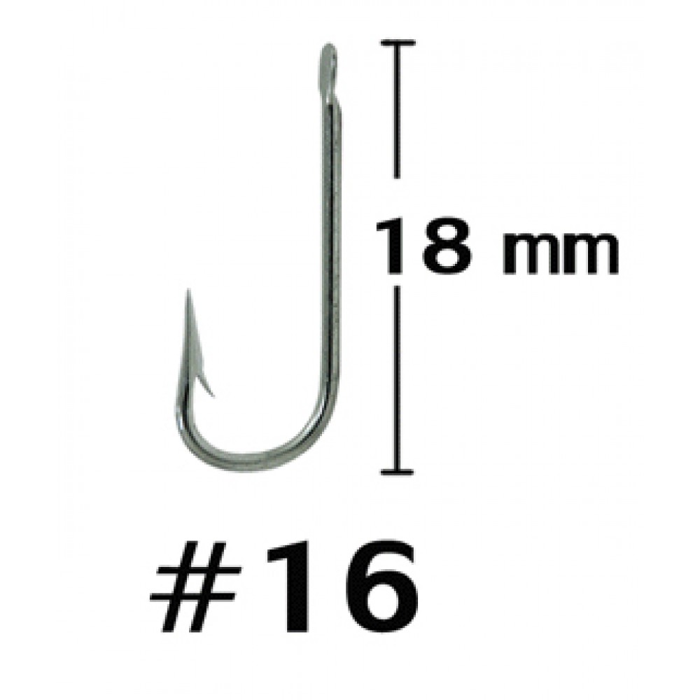 WEEBASS ตาเบ็ด - รุ่น BX ROUND BENT HOOK 900 , 16 (100PCS)