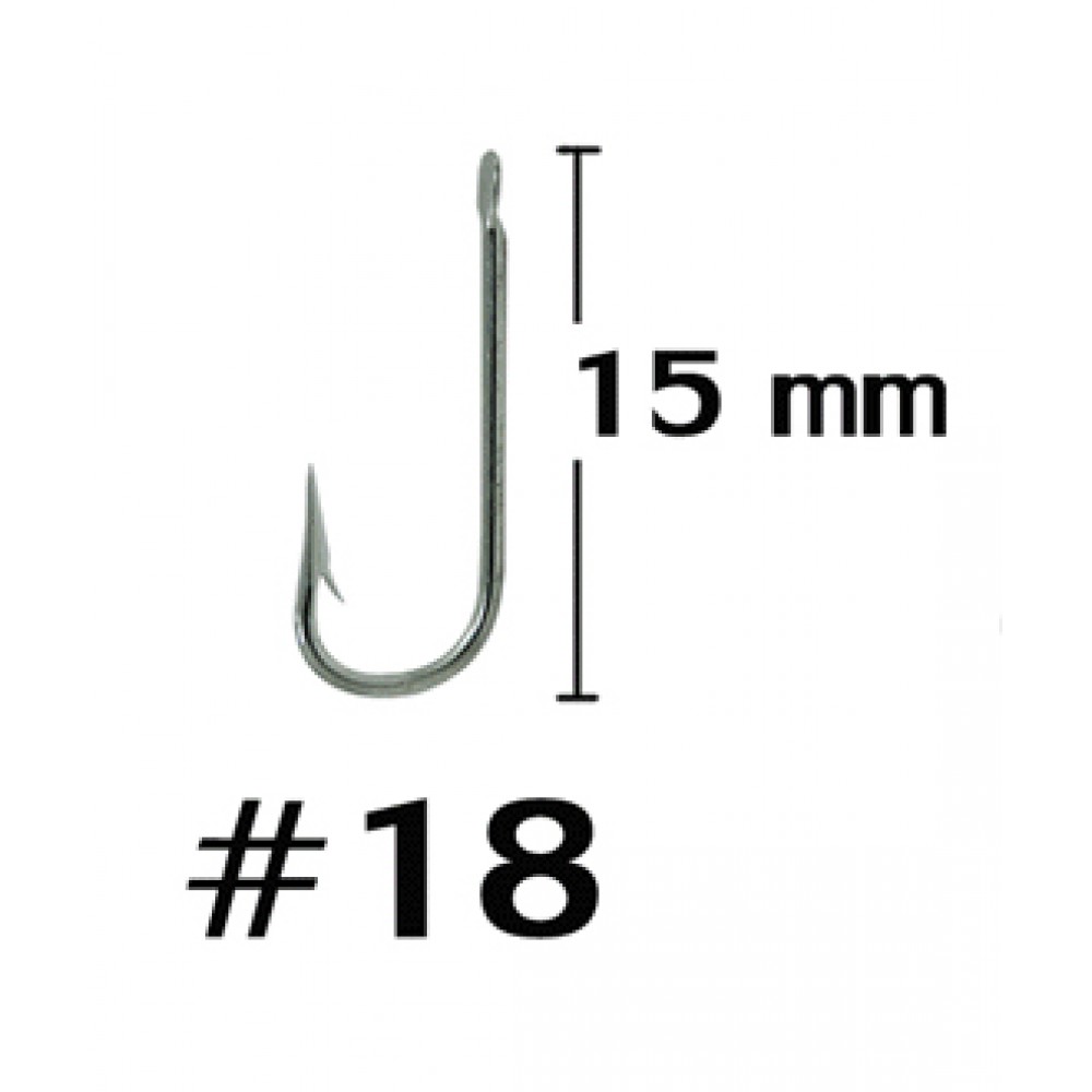 WEEBASS ตาเบ็ด - รุ่น BX ROUND BENT HOOK 900 , 18 (100PCS)