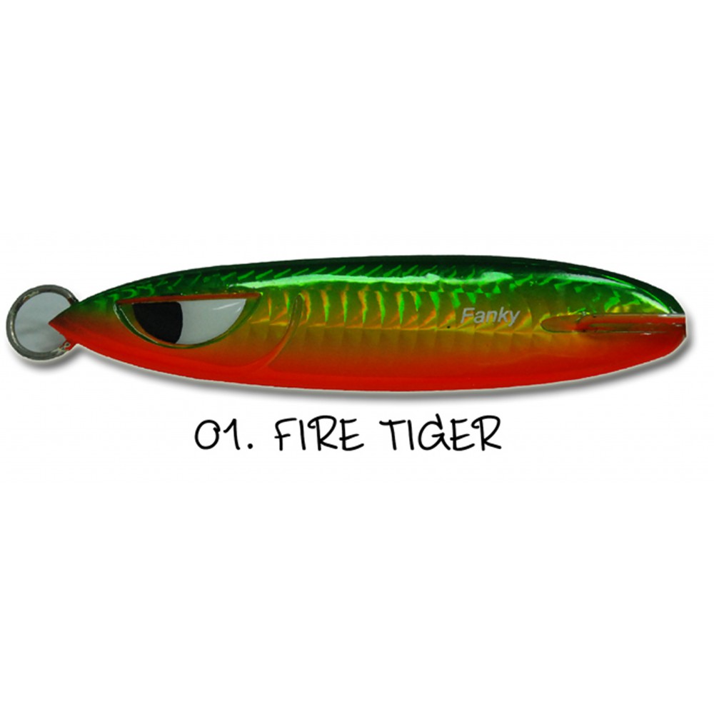 ASARI เหยื่อจิ๊กกิ้ง - รุ่น FANKY JIG  120G ( 01 FIRE TIGER )