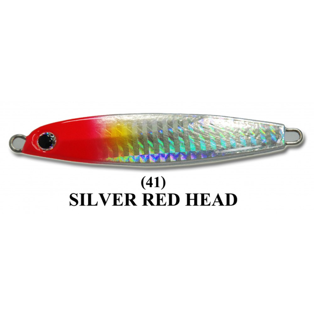 ASARI เหยื่อจิ๊กกิ้ง - รุ่น KAIDO 85G ( 41(WK01) SILVER RED HEAD )