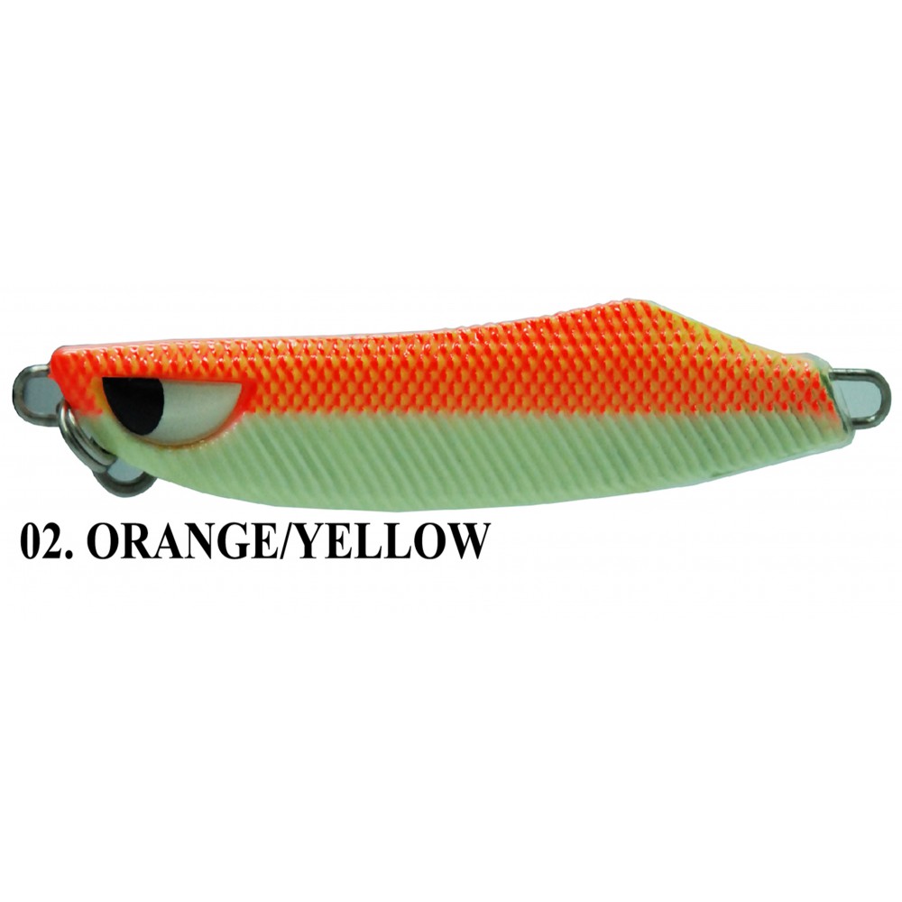 ASARI เหยื่อจิ๊กกิ้ง - รุ่น NEO KATANS CHAMELEON 60G ( 02 ORANGE/YELLOW ) ASARI เหยื่อจิ๊กกิ้ง - รุ่น NEO KATANS CHAMELEON 60G ( 02 ORANGE/YELLOW )