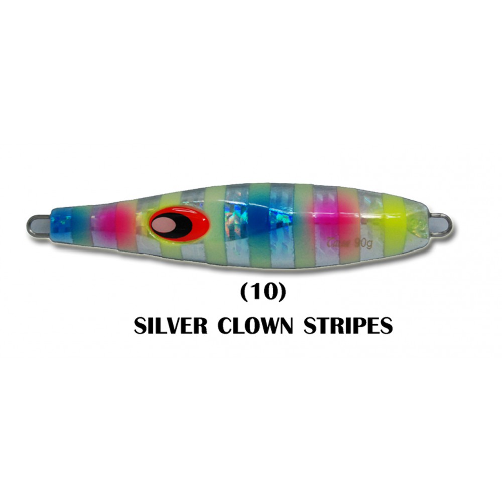 ASARI เหยื่อจิ๊กกิ้ง - รุ่น TAISA  21G ( 10 SILVER CLOWN STRIPES )