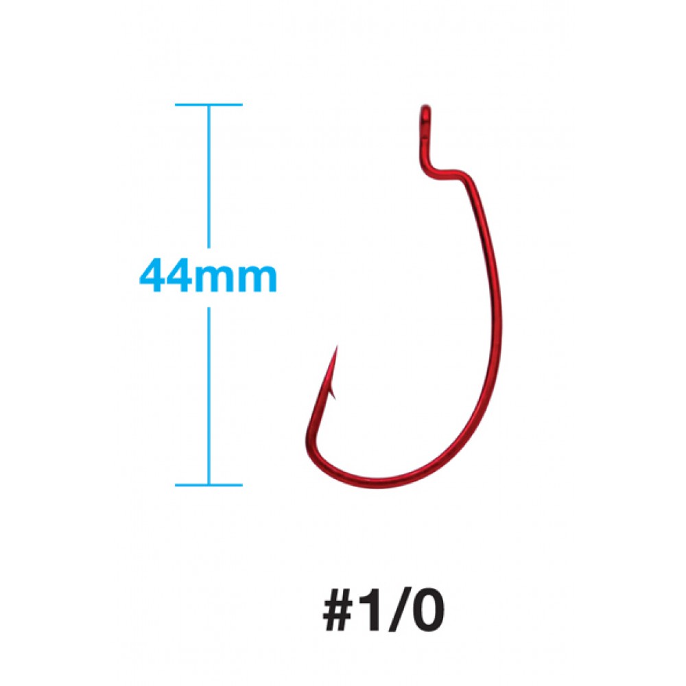 WEEBASS ตาเบ็ด - รุ่น BX BS2317 (R) , 1/0 (100PCS)