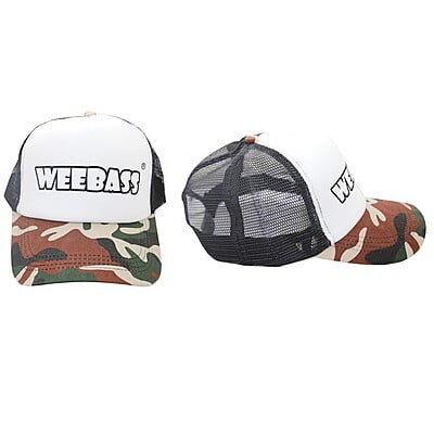 WEEBASS หมวก - รุ่น หมวกแก็ป WEEBASS ลายทหาร-ขาว