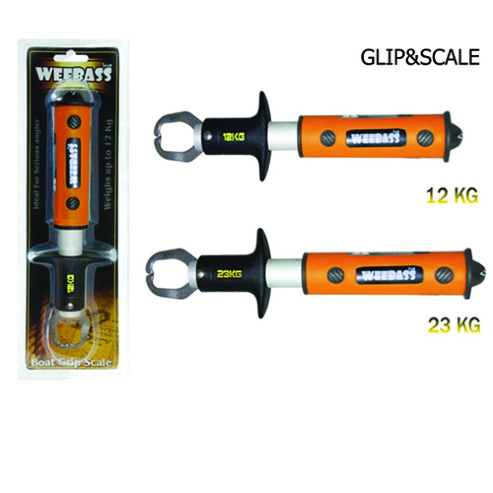 WEEBASS ที่ชั่งปลา - รุ่น GRIPPER 12KG (ORANGE)