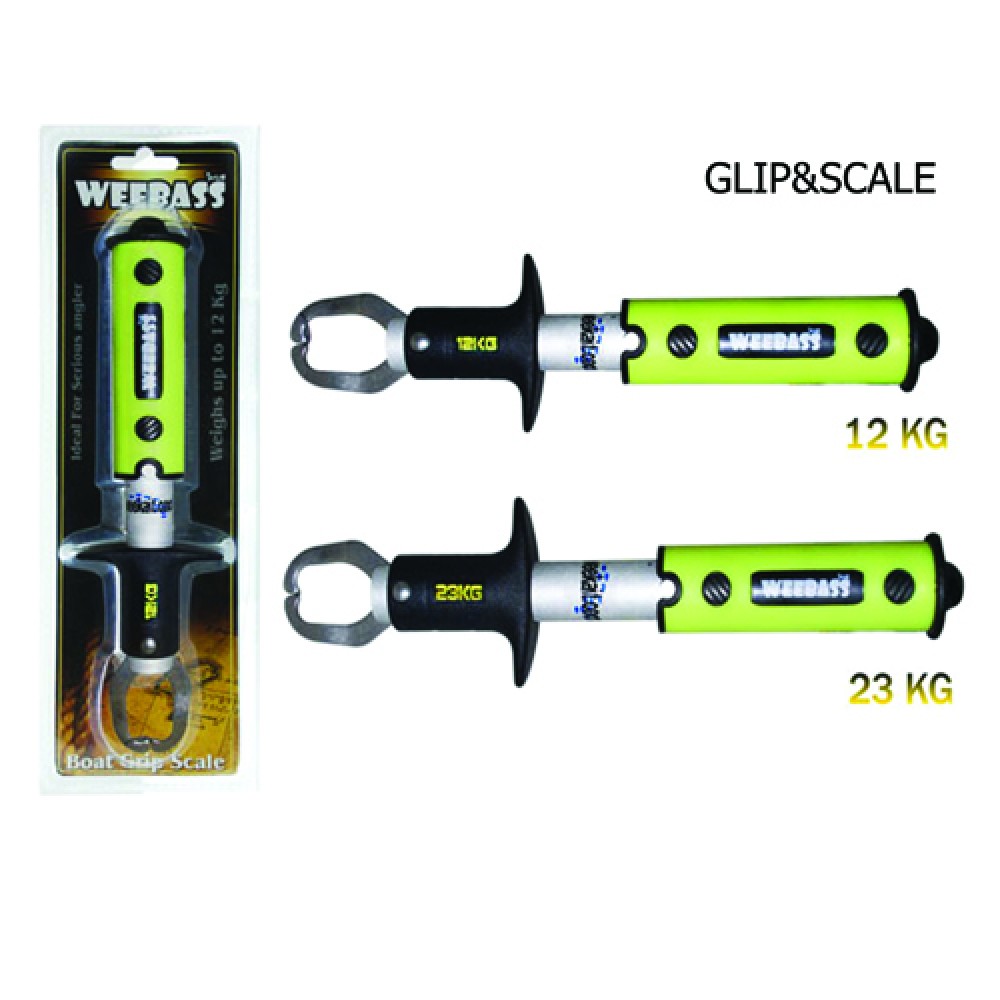 WEEBASS ที่ชั่งปลา - รุ่น GRIPPER 12KG (YELLOW)