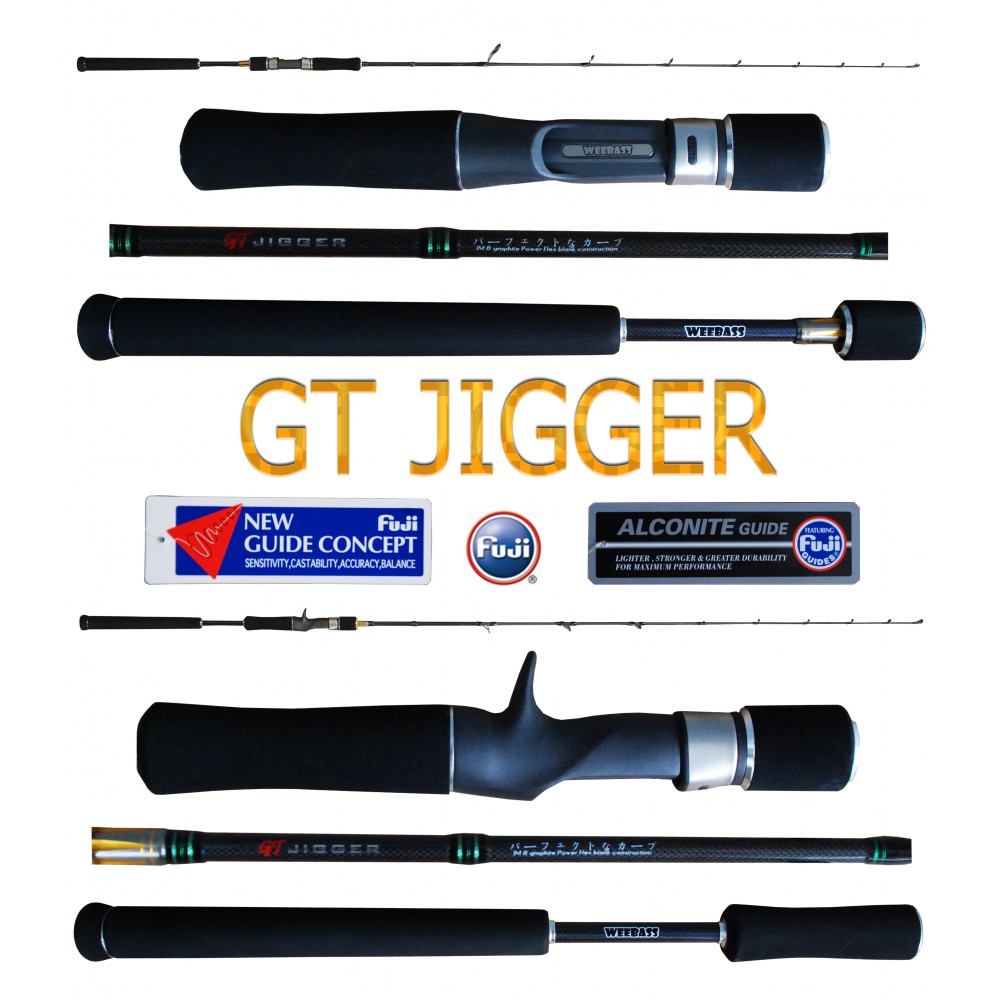 WEEBASS คัน -  รุ่น GT JIGGER CAST GT601MB (PE:1.0-2.0) ( คันนี้มีใบรับประกัน )