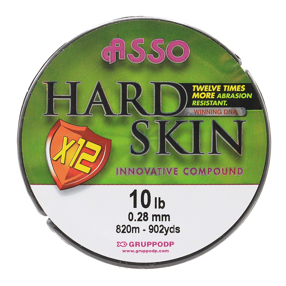 ASSO สายเอ็น - รุ่น HARD SKIN X12 10LB 0.28MM (ORANGE) (1 SPL)