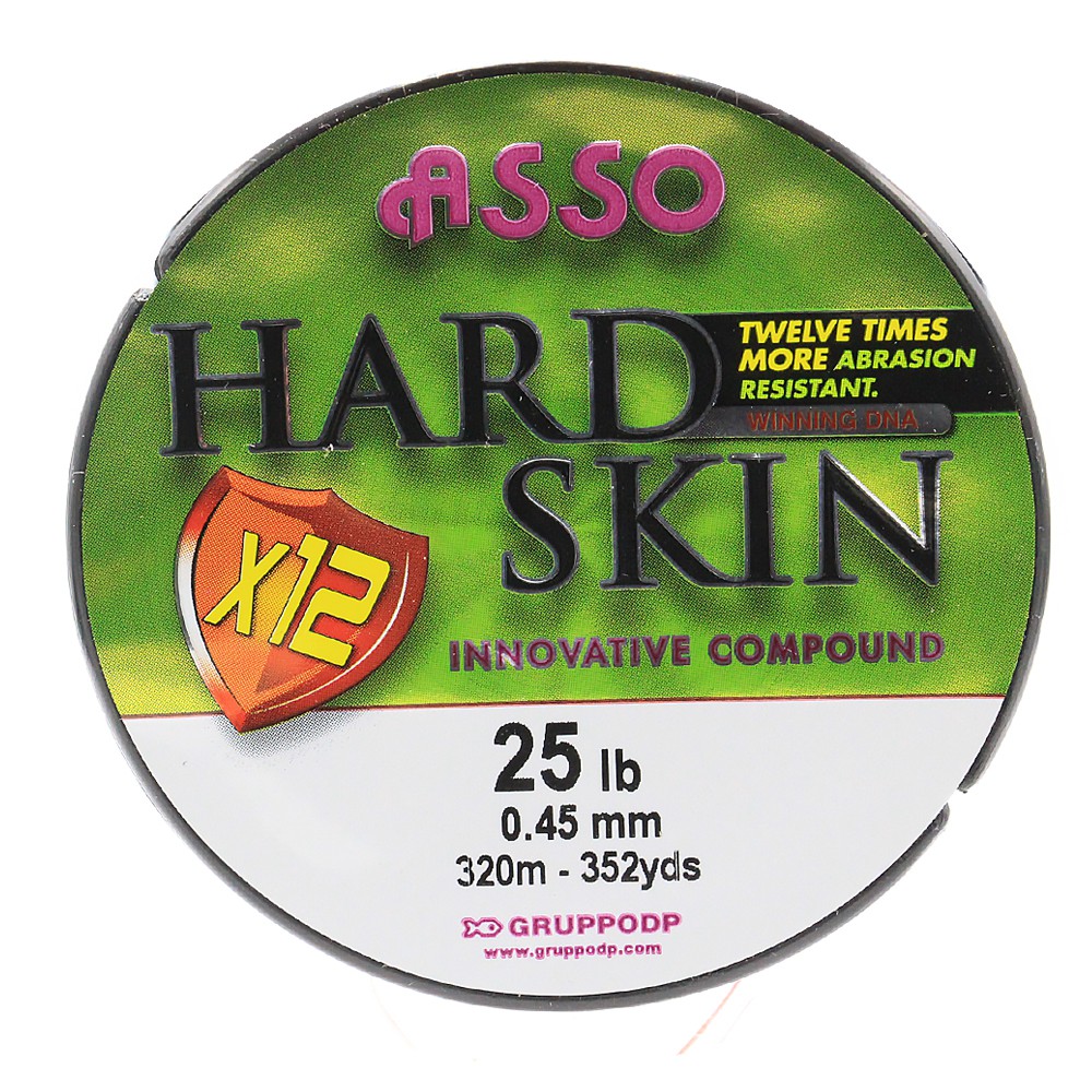 ASSO สายเอ็น - รุ่น HARD SKIN X12 25LB 0.45MM (ORANGE) (1 SPL)