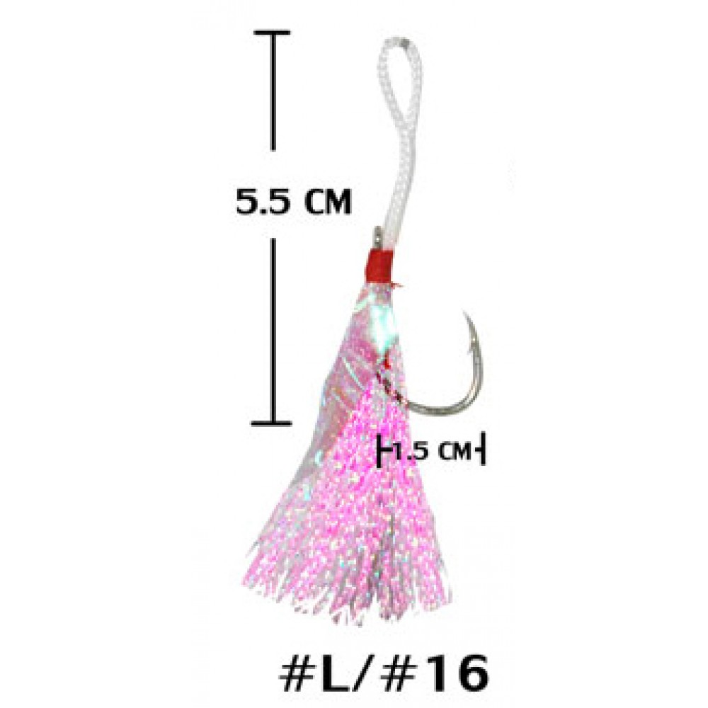 HARBOR ตาเบ็ด - รุ่น JACO ASSIST HOOK JH-02 , L-16 (4pcs)