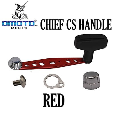 OMOTO แขนหมุน - CHIEF CS HANDLE ( RED )