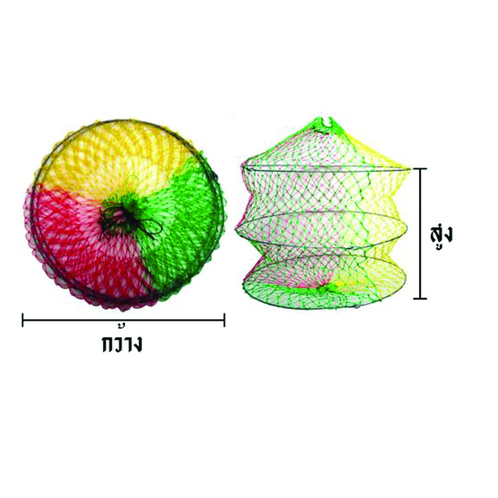 WEEBASS อุปกรณ์ - กระชังใส่ปลา ( กว้าง43xสูง36cm) 1.0M