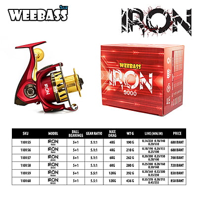 WEEBASS รอก - รุ่น IRON 6000