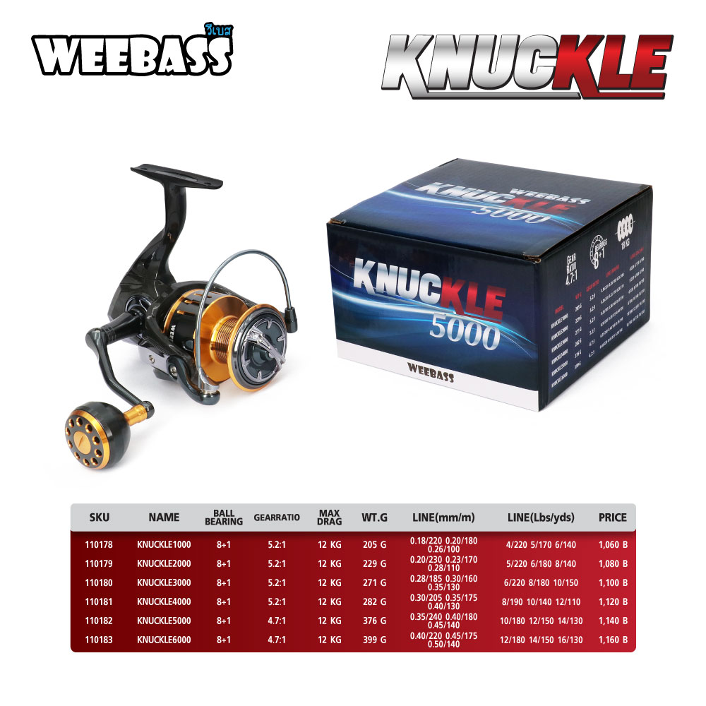 WEEBASS รอก - รุ่น KNUCKLE 5000 WEEBASS รอก - รุ่น KNUCKLE 5000