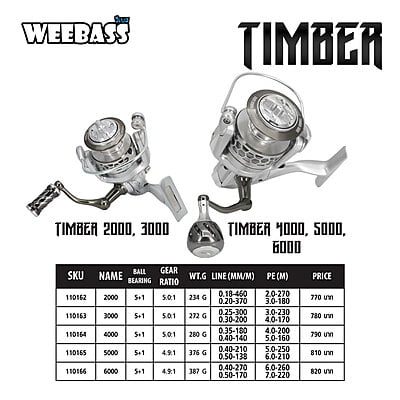 WEEBASS รอก - รุ่น TIMBER 6000