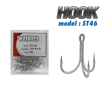 WEEBASS ตาเบ็ด - รุ่น BX TREBLE HOOK ST46