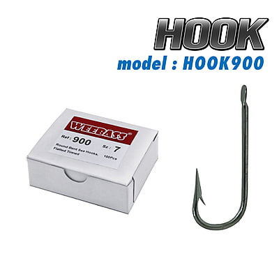 WEEBASS ตาเบ็ด - รุ่น BX ROUND BENT HOOK 900