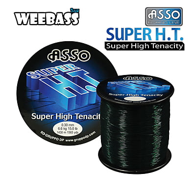 ASSO สายเอ็น - รุ่น SUPER H.T.1/4LB MOSS GREEN (สีเขียวขี้ม้า)