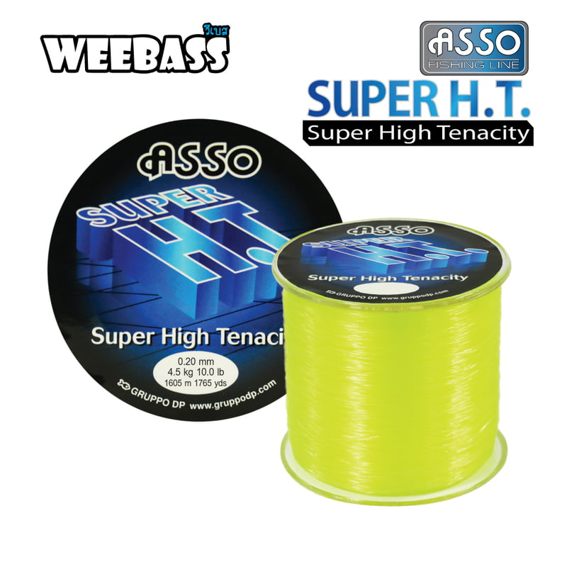 ASSO สายเอ็น - รุ่น SUPER H.T1/8LB CLEAR GREEN (สีเขียว)