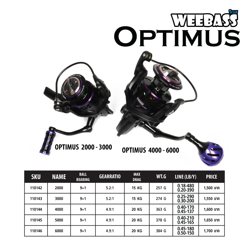 WEEBASS รอก - รุ่น OPTIMUS 3000