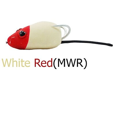 WEEBASS เหยื่อกบยาง - รุ่น THE MOUSE , WHITE-RED