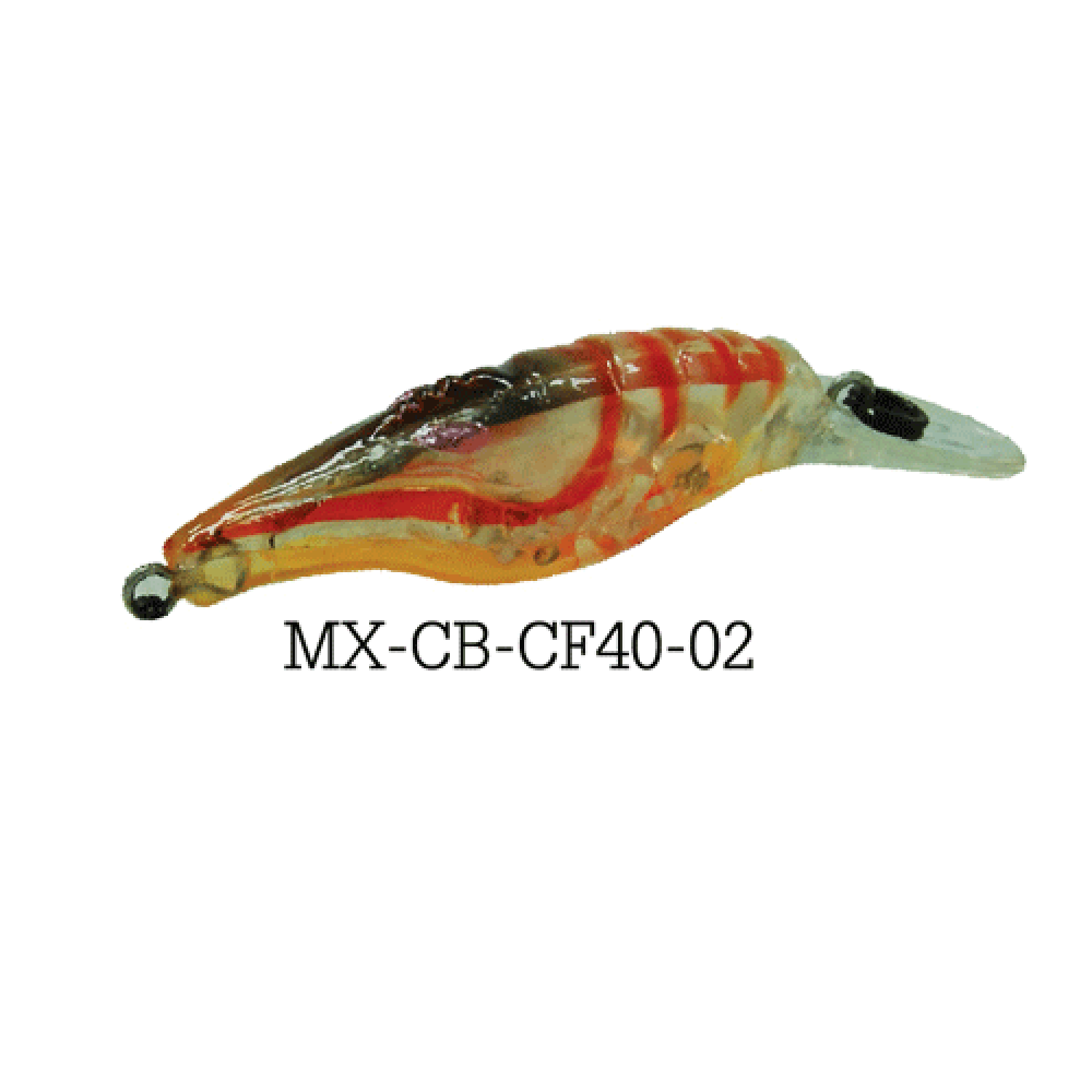 MIMIX เหยื่อ - รุ่น JELLY PRAWN 40SP - BLEEDING CRAW ( MX-CB-CF40-02 )