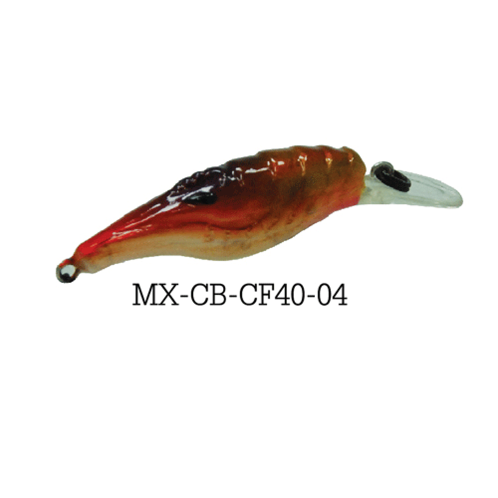 MIMIX เหยื่อ - รุ่น JELLY PRAWN 40SP - HOTFACE KING PRAWN ( MX-CB-CF40-04 )