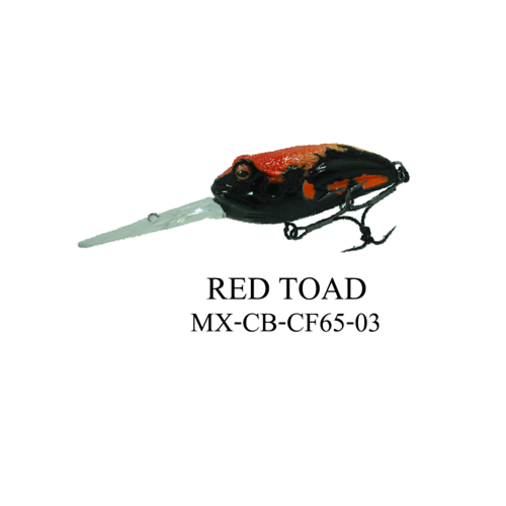 MIMIX เหยื่อ - รุ่น CRANKY FROX -  RED TOAD (CF65-03)