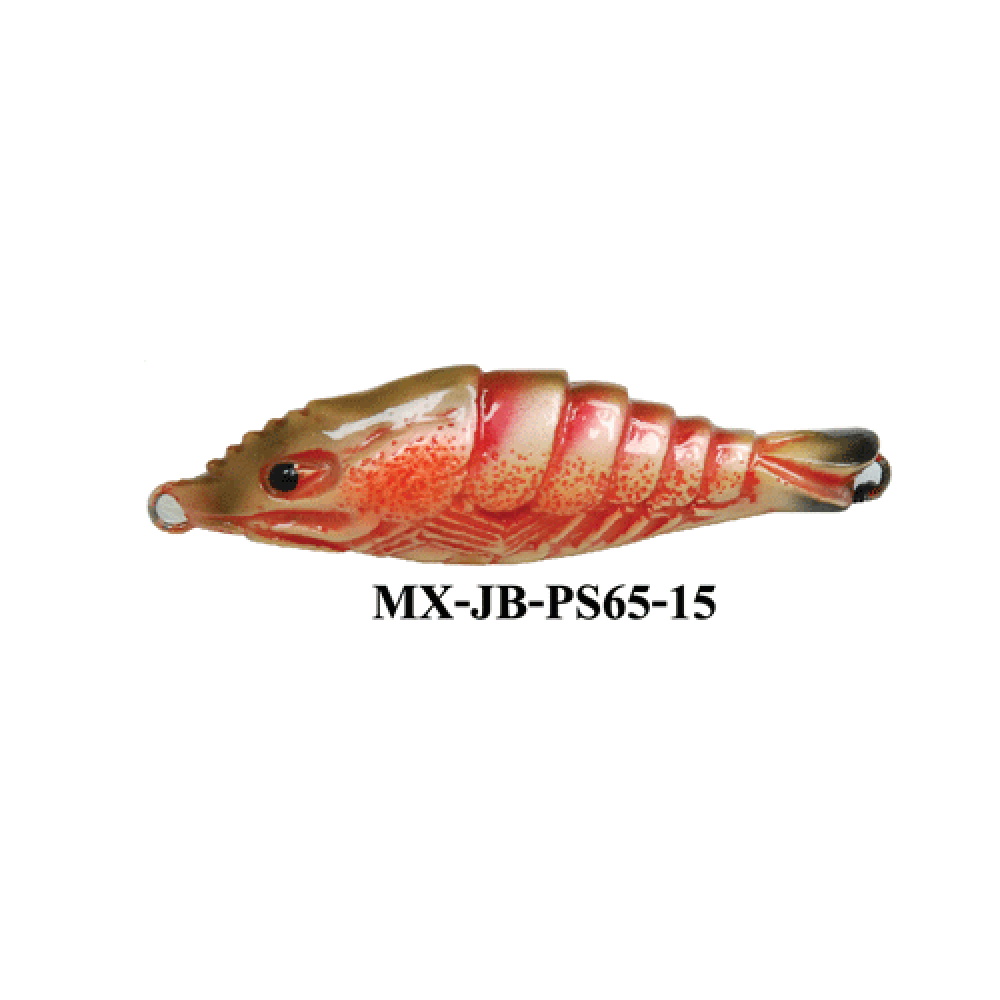 MIMIX เหยื่อ - รุ่น PRAWN STAR - RED SHRIMP ( MX-JB-PS65-15 )