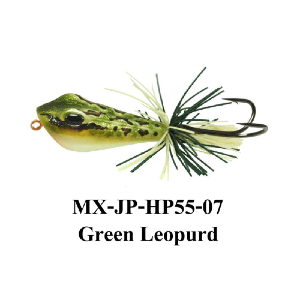 MIMIX เหยื่อ - รุ่น HOPPER - GREEN  LEOPARD ( MX-JP-HP55-07 )