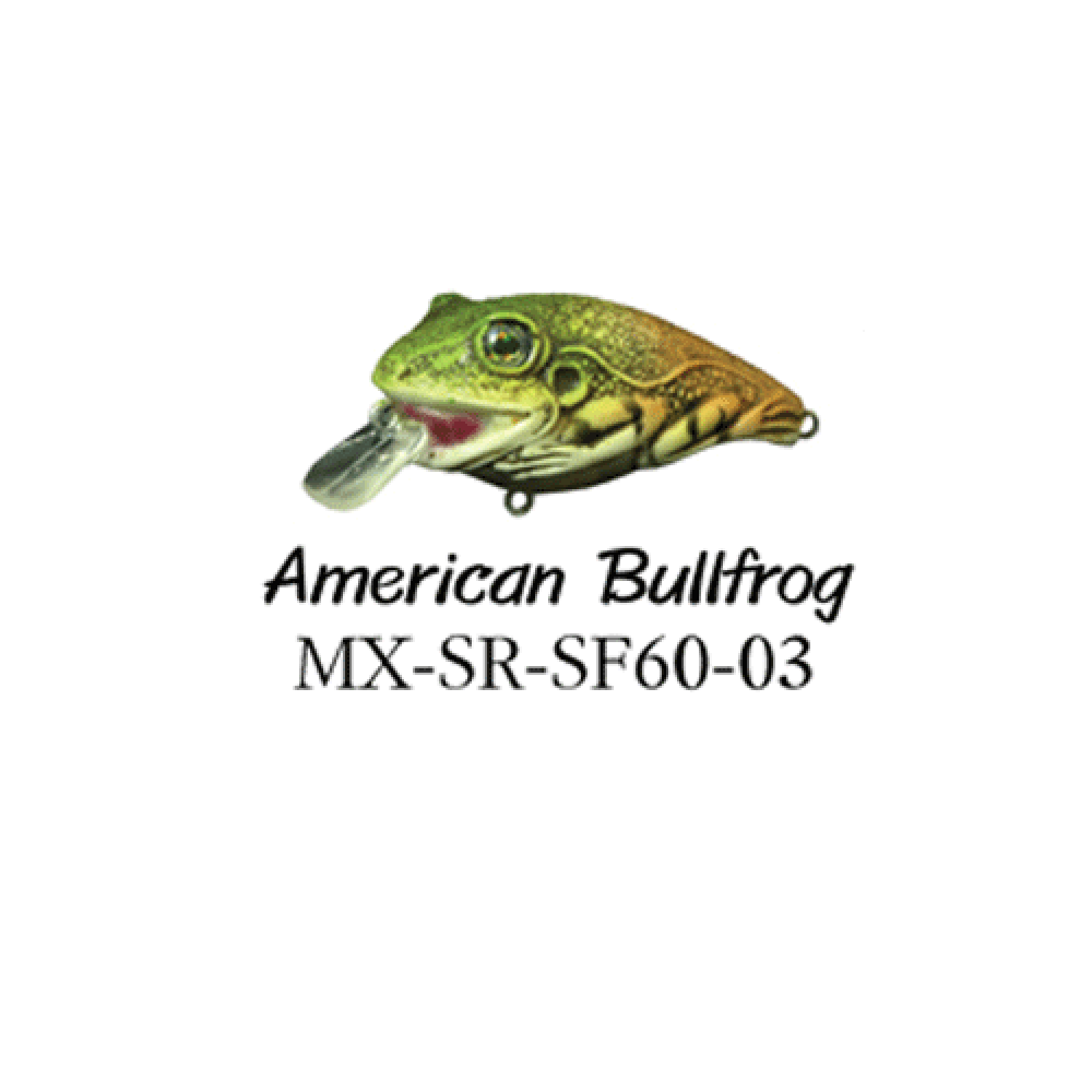 MIMIX เหยื่อ - รุ่น SCUBA FROX - AMERICAN  BULLFROG ( MX-SR-SF60-03 )